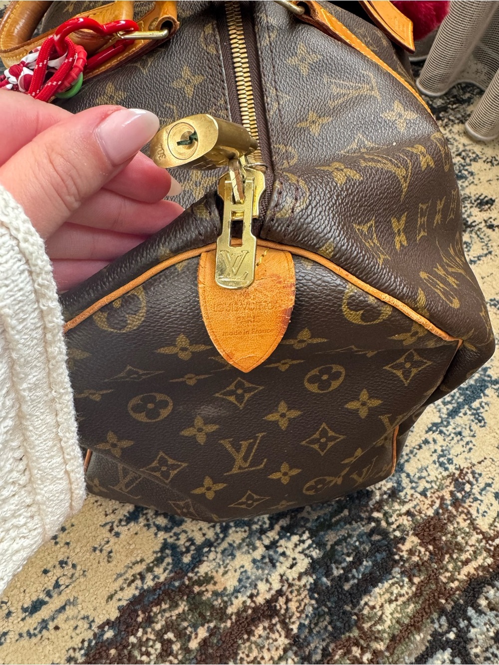 Louis Vuitton duffle bag Keepall 50 - Picture 4 of 12